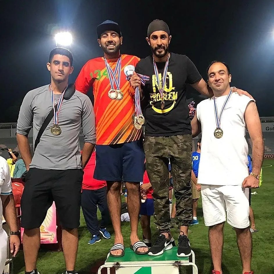 Medals podium